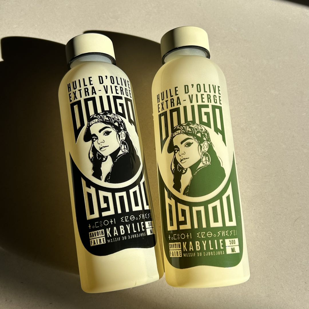 Huile d'olive 50 cl gourde eco modele Vert