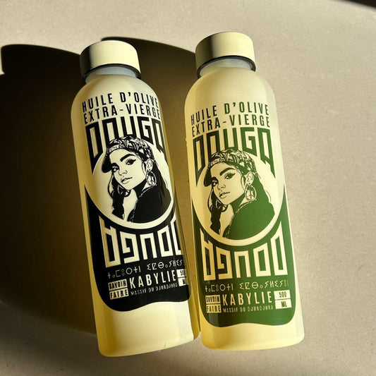 Huile d'olive 50 cl gourde eco modele Vert