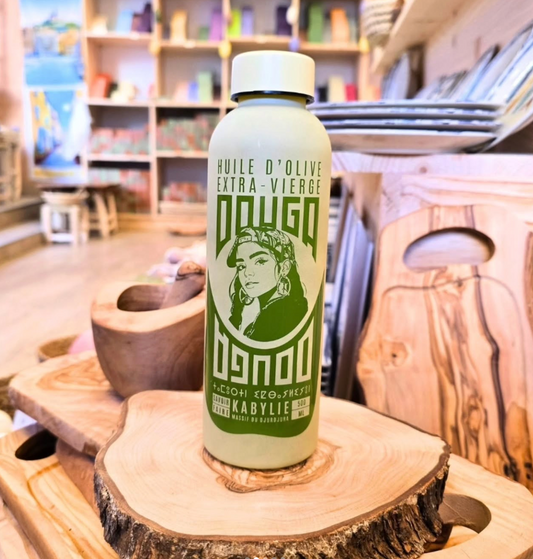 Huile d'olive 50 cl gourde eco modele Vert